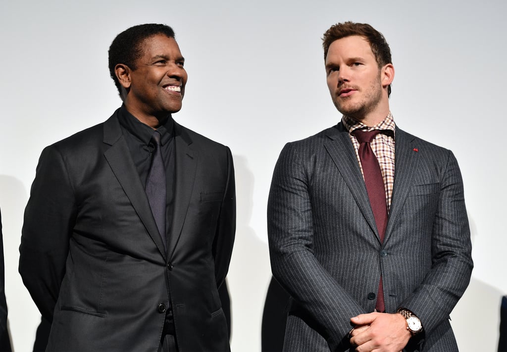 Chris Pratt and Denzel Washington at TIFF 2016
