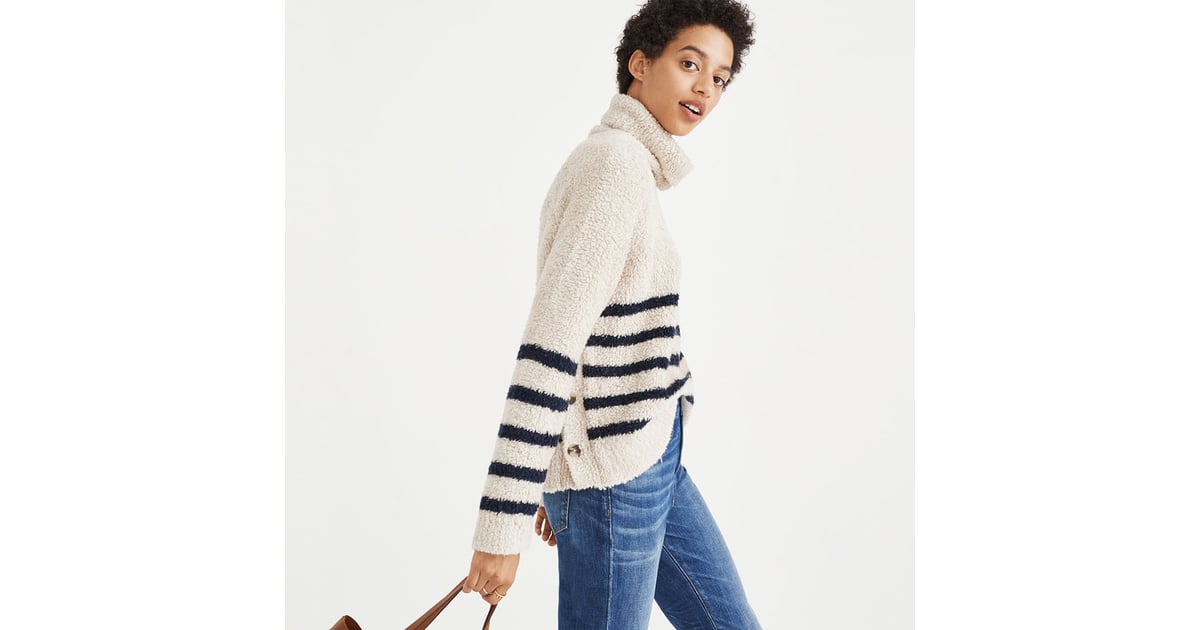 Madewell Mariner Stripe Turtleneck Sweater | Winter Sweaters 2018 ...