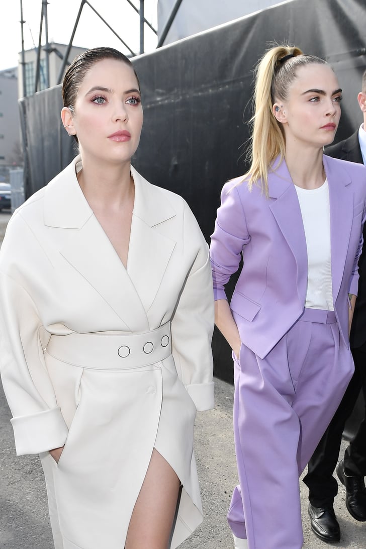 Cara Delevingne And Ashley Bensons Outfits In Milan Popsugar Fashion 3236