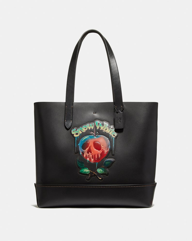 Disney x Coach Gotham Tote With Poison Apple Graphic