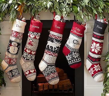 Natural Fair Isle Stocking Collection