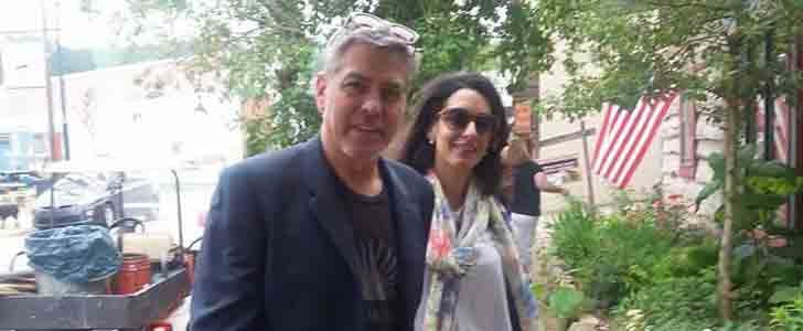 George and Amal Clooney's Vacation in Kentucky June 2015