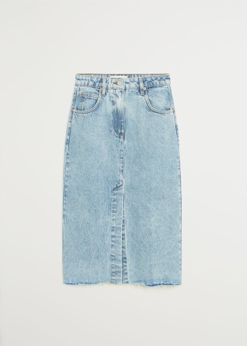 The '90s Trend: Long Denim Skirts