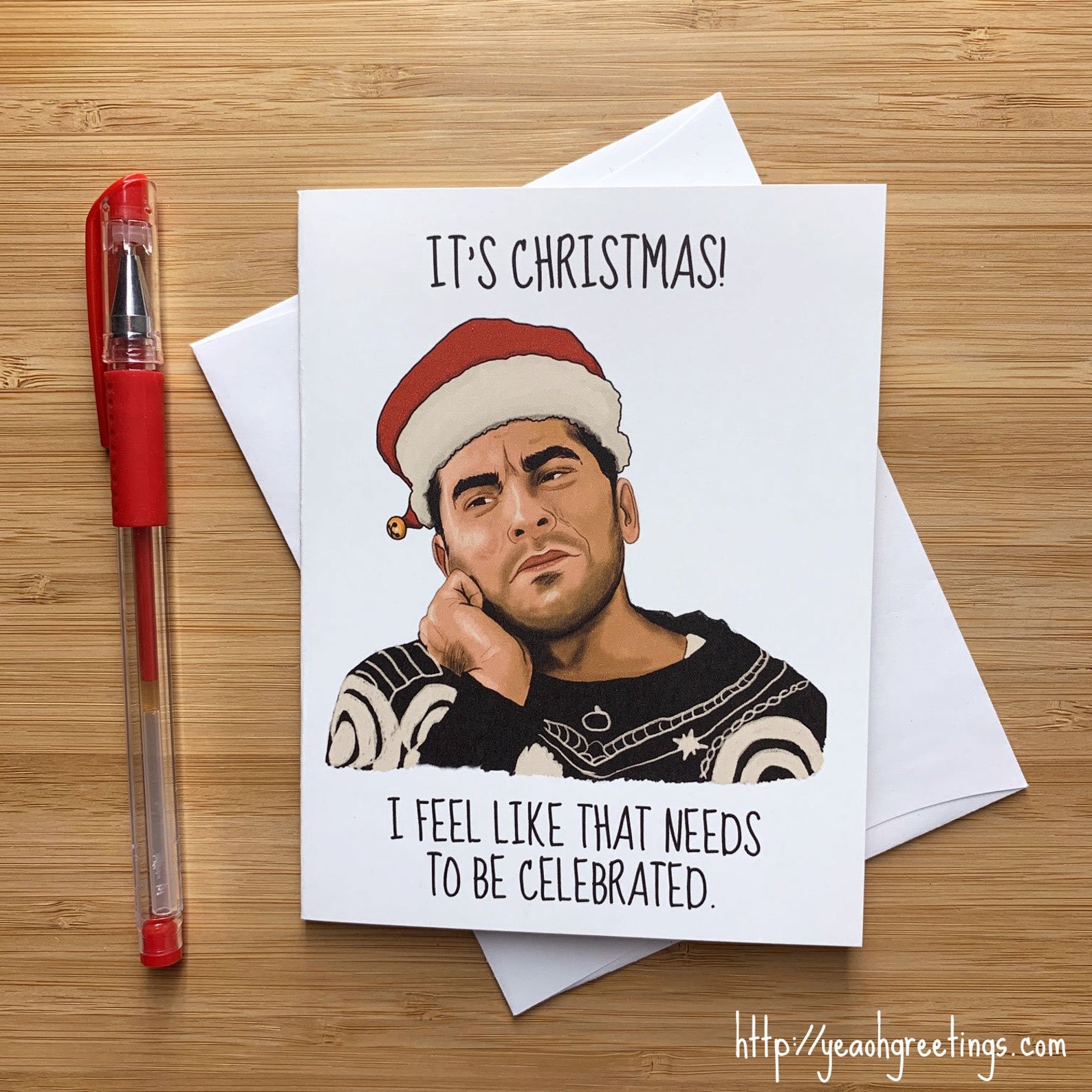 pics David Rose Simply The Best Card these schitt s creek holiday cards are