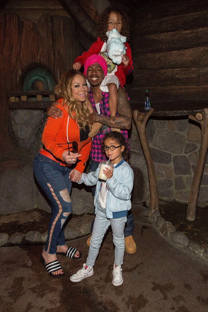 Mariah Carey And Her Twins At Disneyland Birthday Pictures Popsugar Celebrity Photo 13 