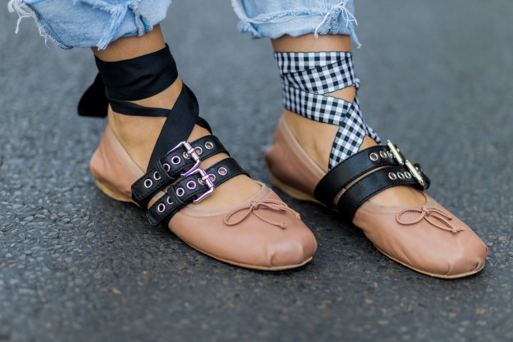 Tie-Up Ballet Flats