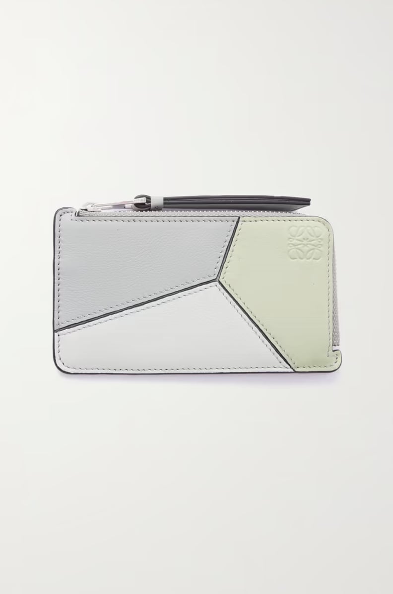 Loewe Puzzle Color-Block Leather Cardholder