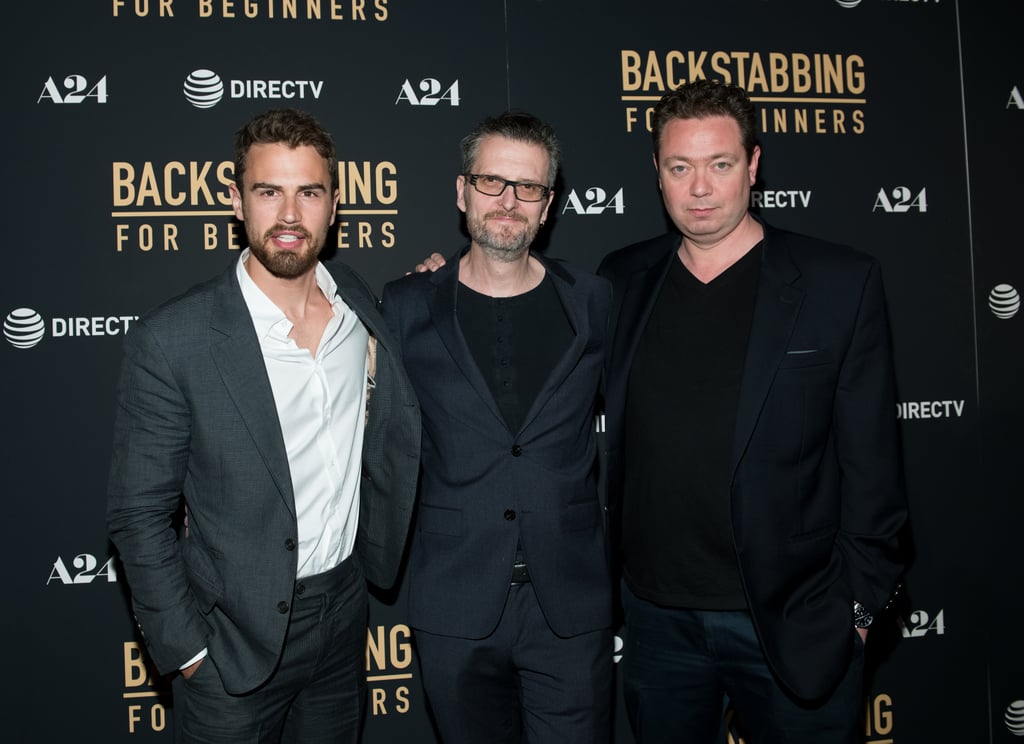 Theo James at Backstabbing For Beginners NYC Premiere 2018