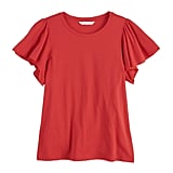 POPSUGAR Ruffle-Sleeve Tee