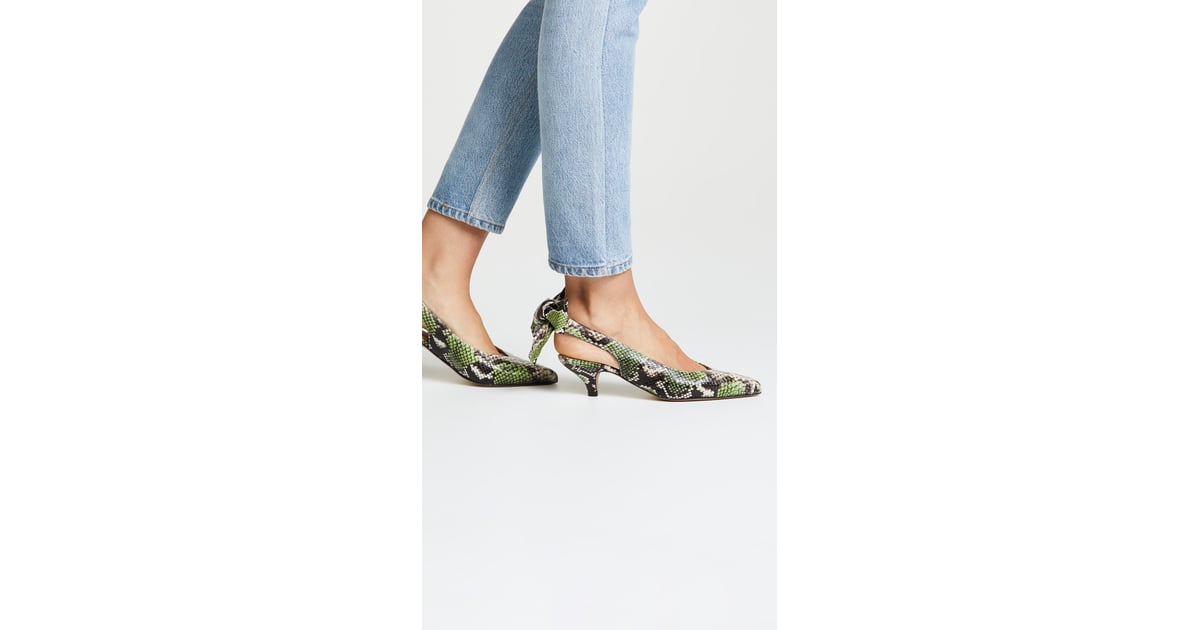 Ganni Sabine Slingback Pumps | When Meghan Markle Wears These Shoes, Think, "Yep, Always a Fashion Gal" | POPSUGAR Fashion Photo 25
