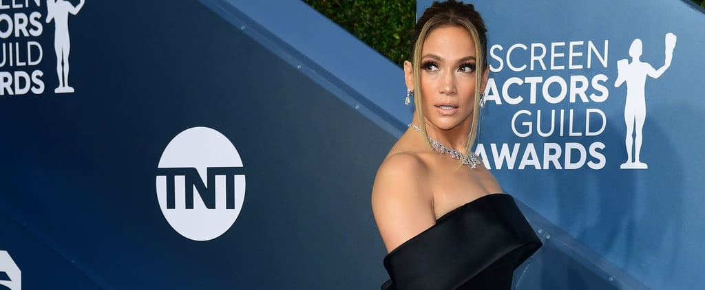Jennifer Lopez Wore a Black Dress to the SAG Awards 2020