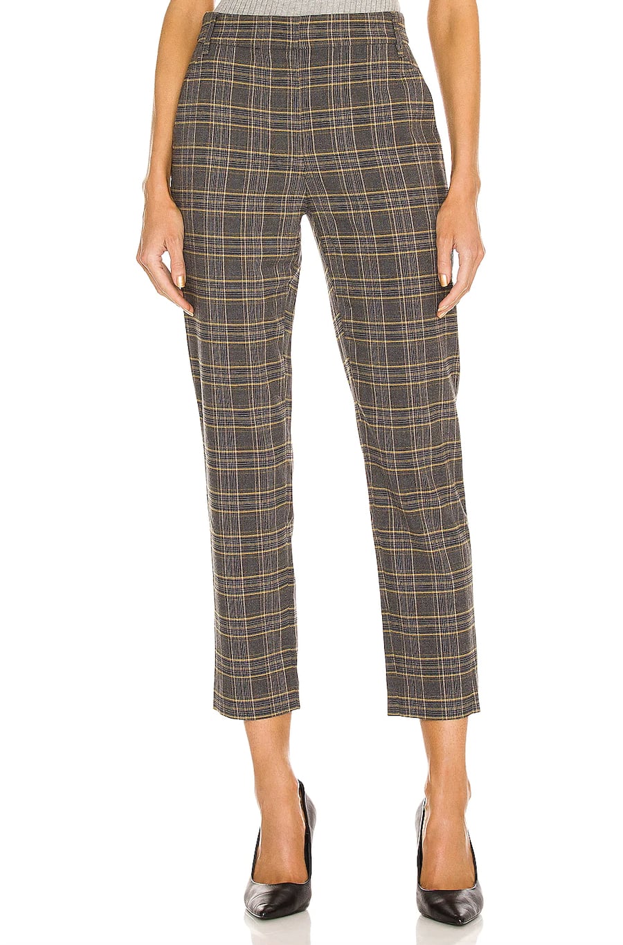 Something Navy Plaid Trousers | Channel 