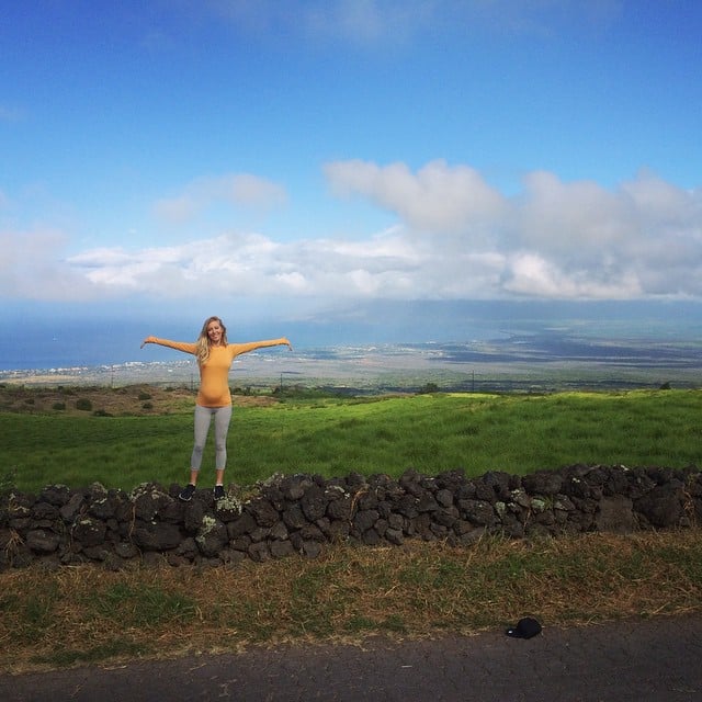 The musicians treated themselves to wide open spaces in Hawaii in late March. "Maui, I love you. #bellysgettingbigger!!" she wrote.