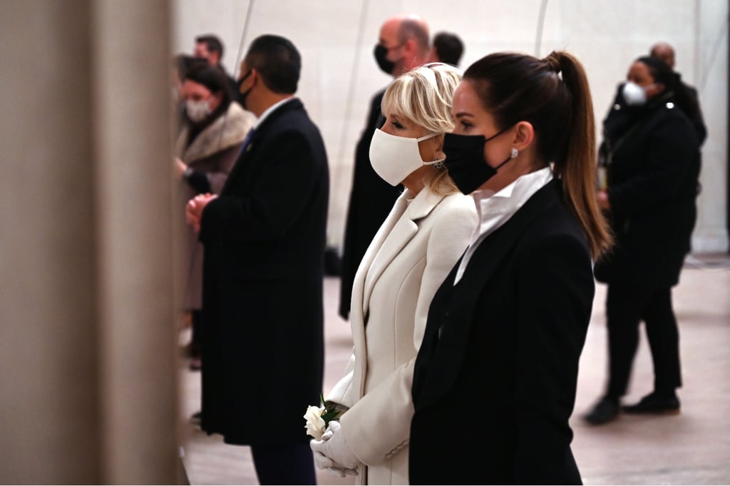 Ashley Biden Wears Tux For Inauguration Celebration | Photos