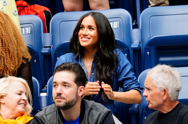 Meghan Markle Wearing Mini Mini Jewels Dog Tag Necklace at the US Open