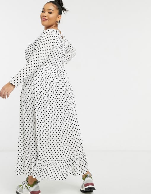 Daisy Street Midaxi Smock Dress in Polka Dot ($36, originally $45 ...