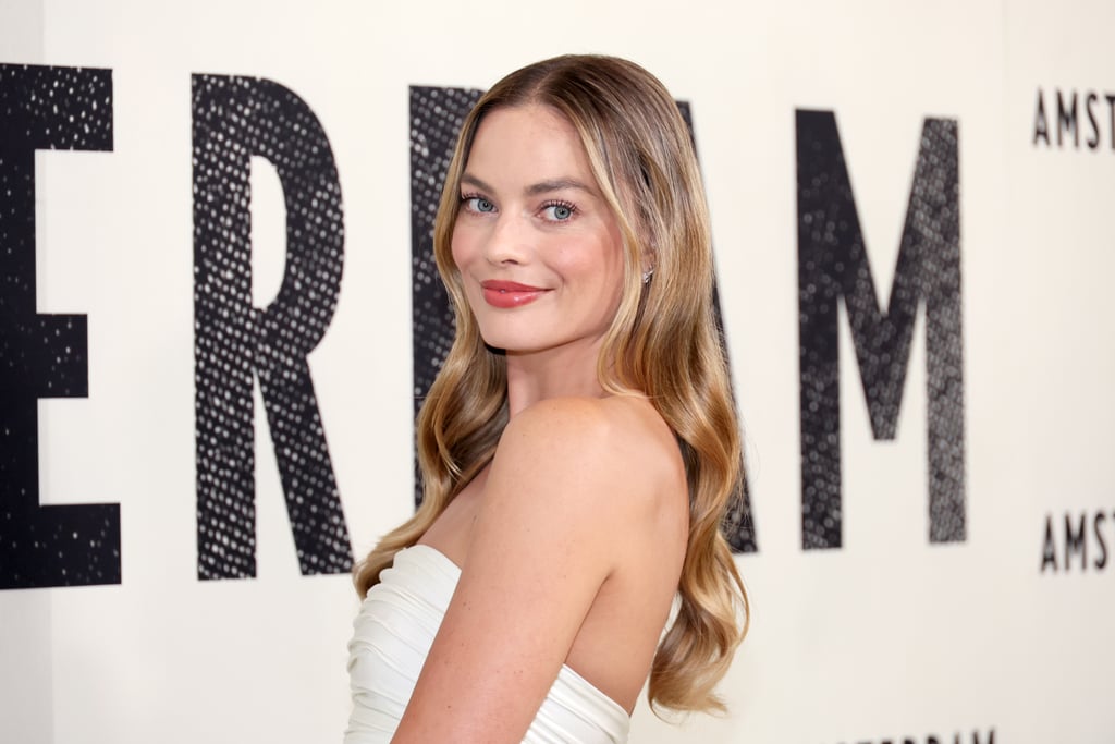 Margot Robbie Wears a Bridal Look For the Amsterdam Premiere