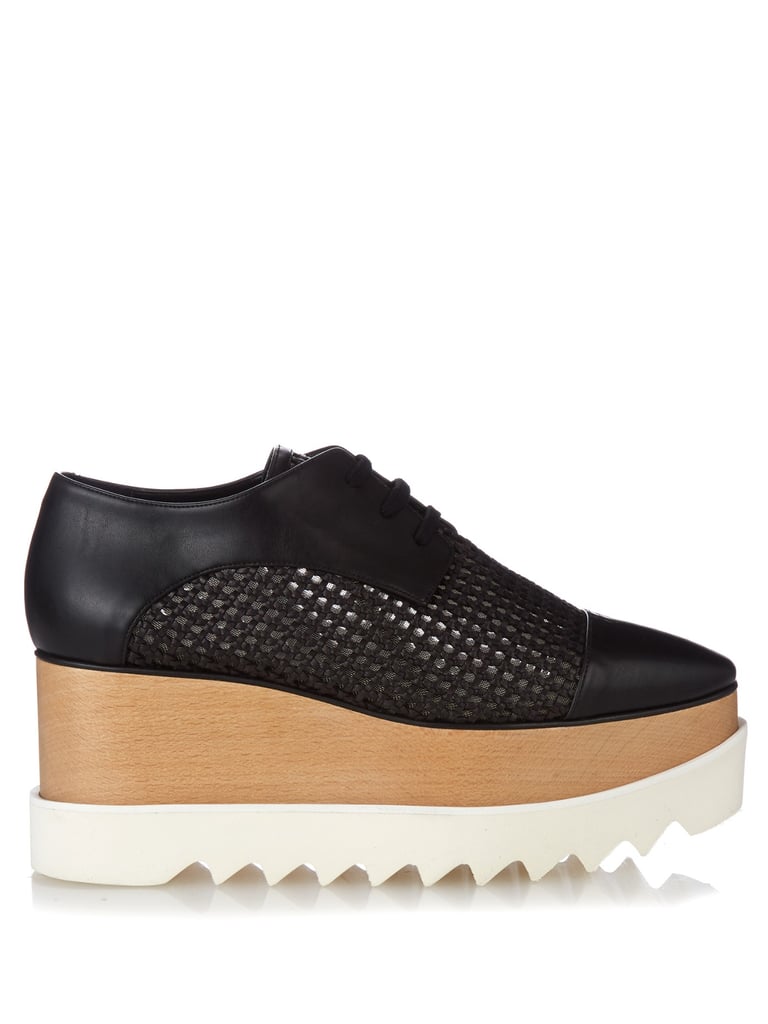 Stella McCartney Elyse lace-up platform shoes ($858)