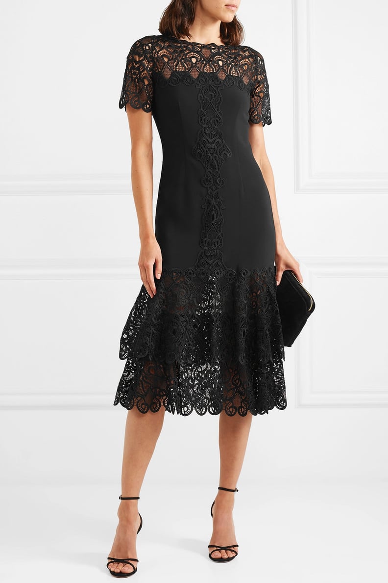 Our Pick: Jonathan Simkhai Crepe and Guipure Lace Midi Dress