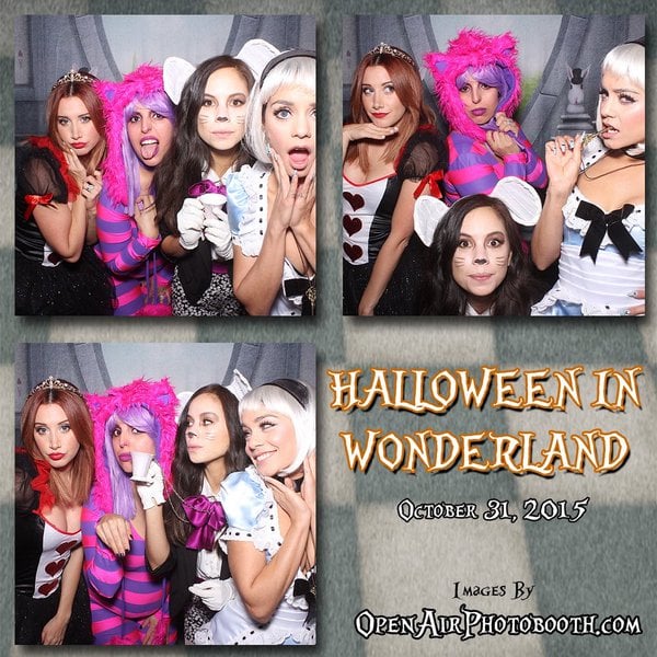 Two friends even dressed up as the Cheshire Cat and the White Rabbit.