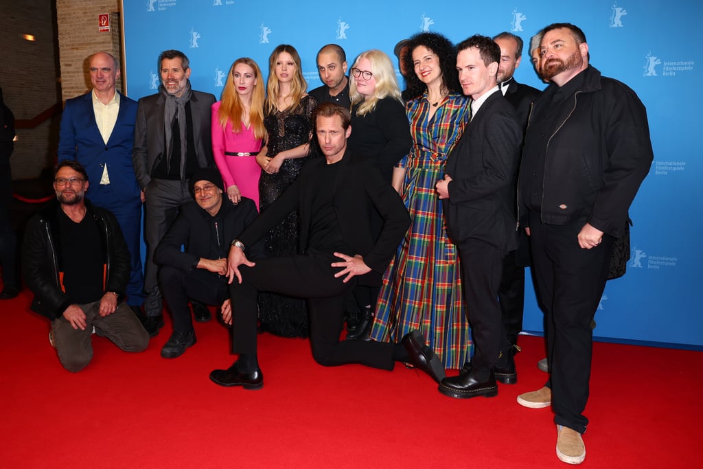 Alexander Skarsgård Lies Down on the Floor to the Red Carpet