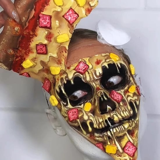Halloween Pizza Makeup Tutorial Video