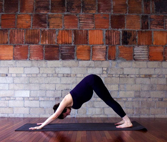 Downward Facing Dog Prenatal Yoga Sequence For Tight