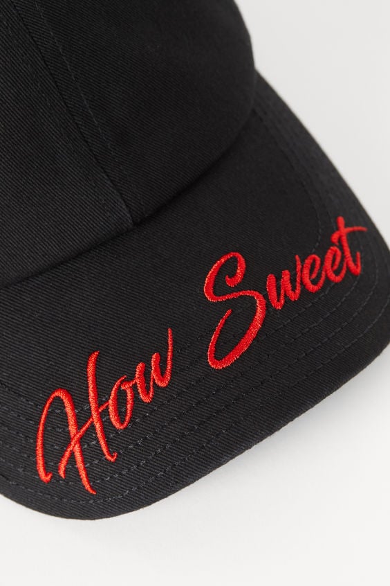 H&M x Justine Skye Cap with Embroidery