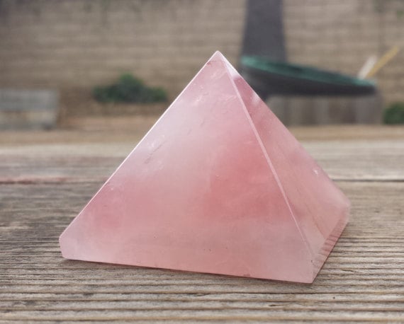 Rose Quartz Pyramid