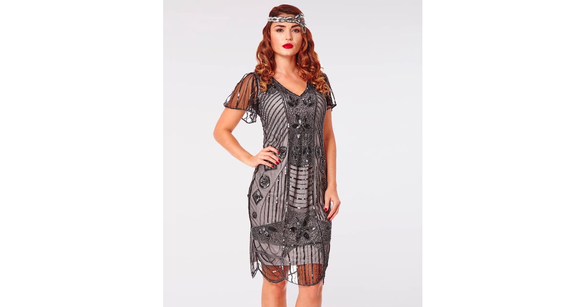 embellished flapper dress