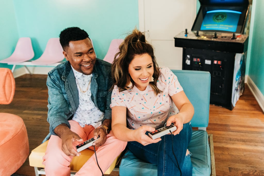 Retro '80s and '90s Engagement Shoot