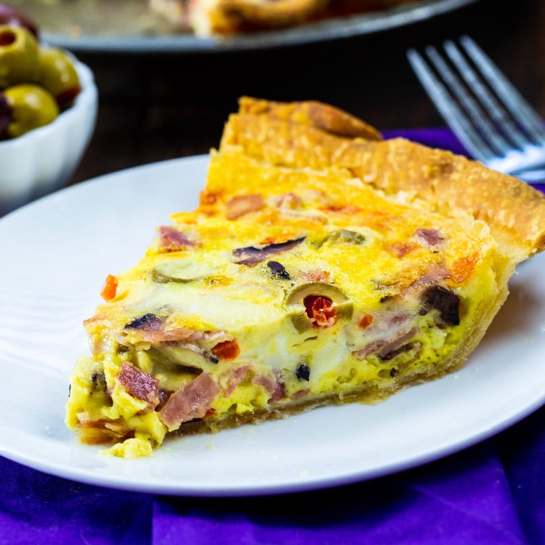 Muffaletta Quiche