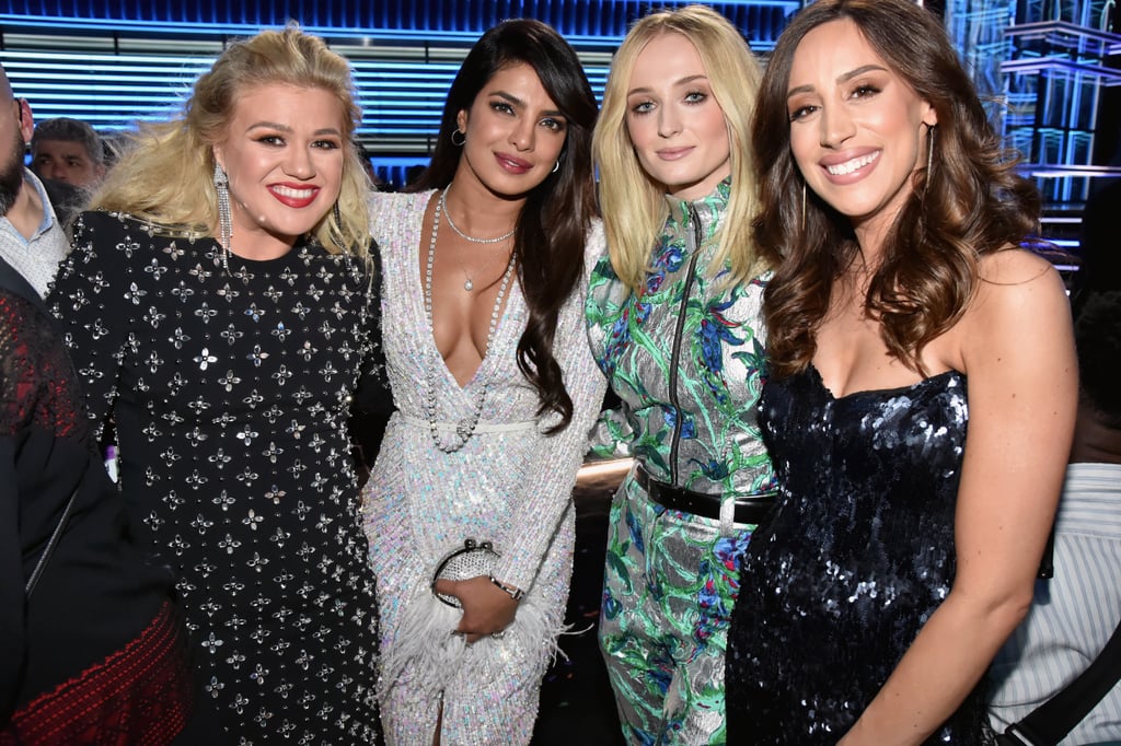 Kelly Clarkson, Priyanka Chopra, Sophie Turner, and Danielle Jonas