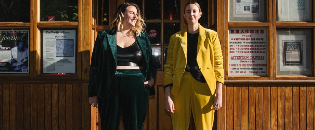 This Flattering Velvet Pantsuit Is Perfect For the Holidays