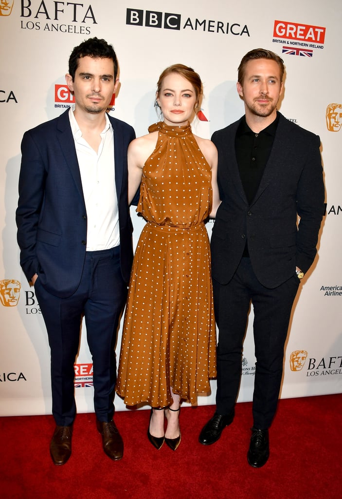 Ryan Gosling and Emma Stone at the BAFTA Tea Party 2017