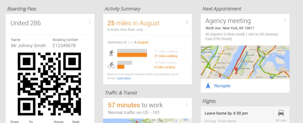 Google Now For Chrome
