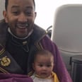 The Way Little Luna Fits Perfectly Into John Legend's Lap Is Just Too Much