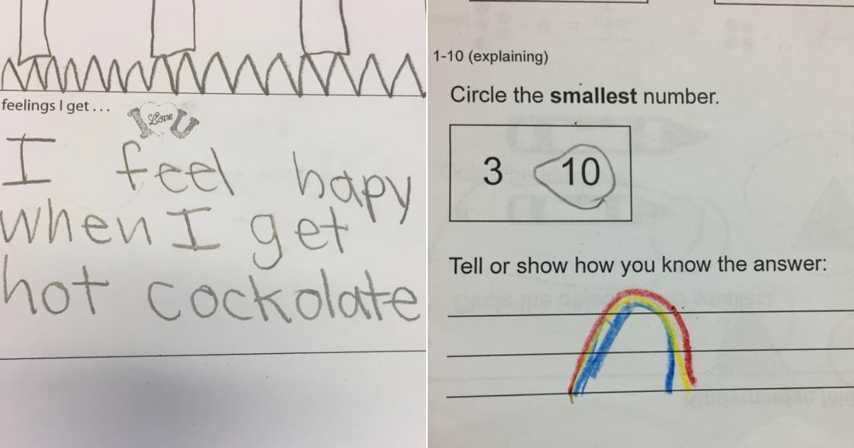 funny kid homework fails