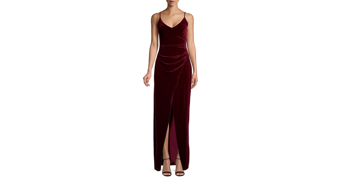 betsy and adam velvet dress