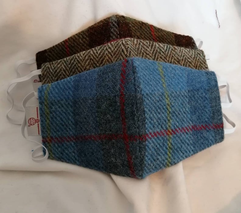 Harris Tweed Face Mask