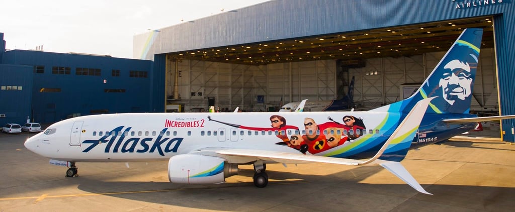 Alaska Airlines Incredibles 2 Plane