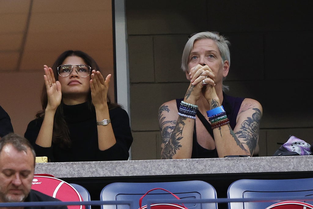 Zendaya and her mum, Claire Stoermer, attended the US Open on 31 Aug.