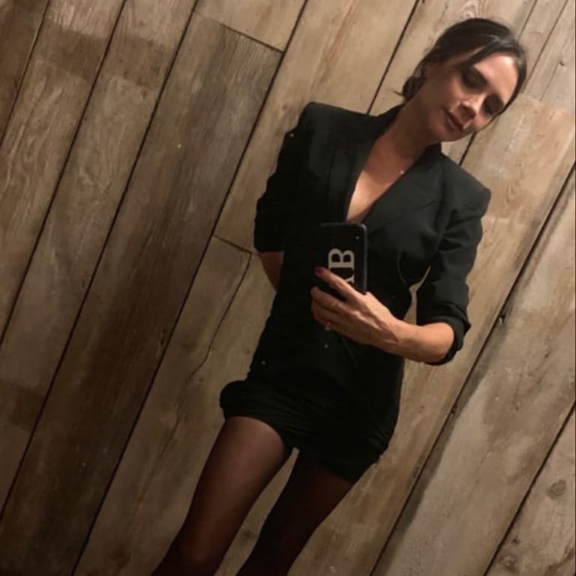 Victoria beckham tuxedo dress on sale