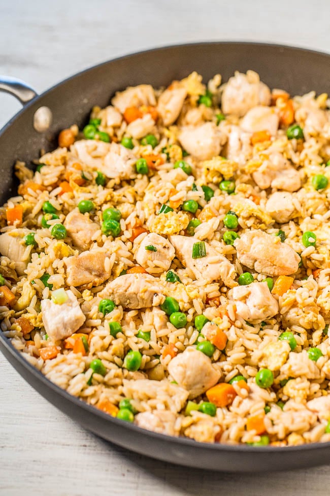 1-Pan Chicken and Fried Rice