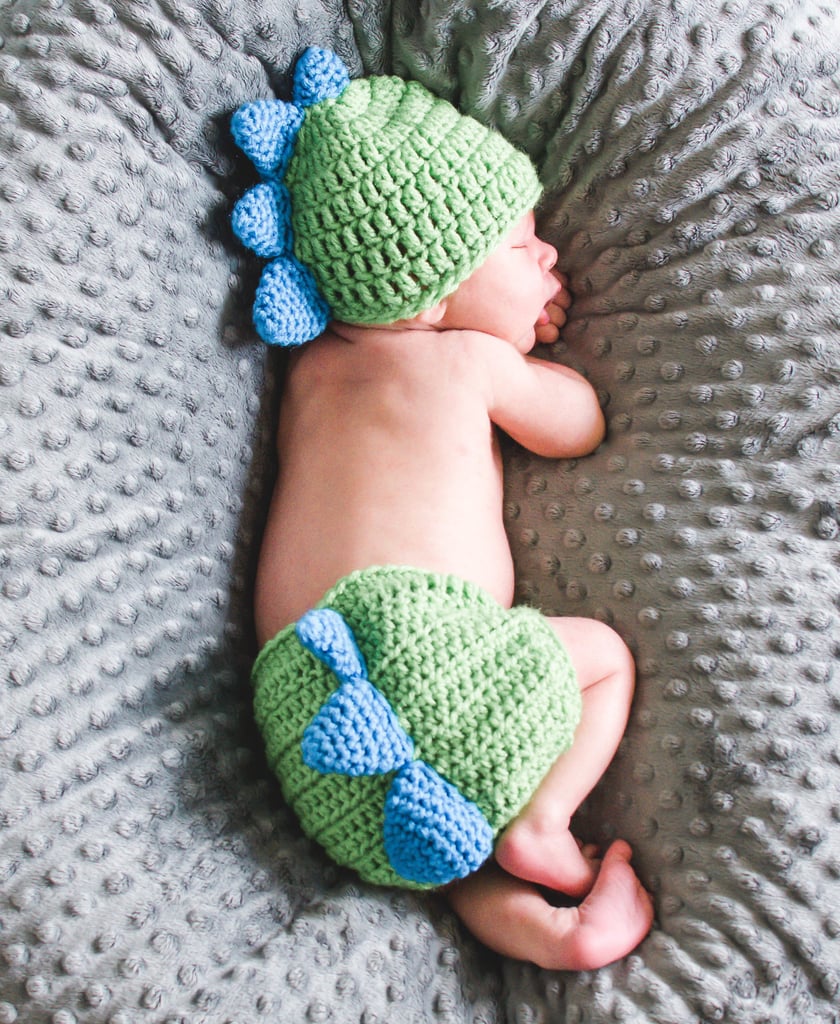 crochet baby dinosaur outfit pattern