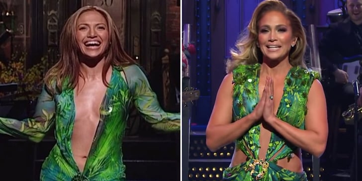 jennifer lopez green versace gown