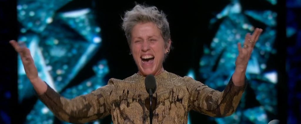 Frances McDormand 2018 Female Nominees Oscars Speech