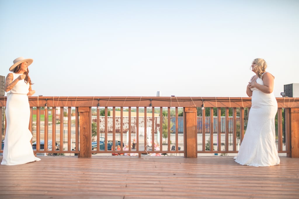 Couple's Socially Distanced Wedding at a Drive-In Theater