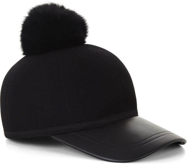 BCBG Snowbunny Baseball Hat