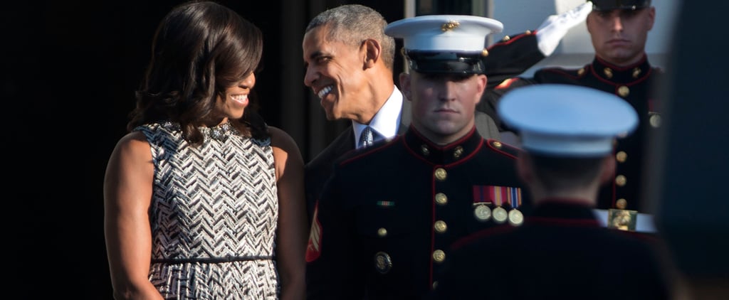 Michelle Obama's Pleated Dress | October 2016